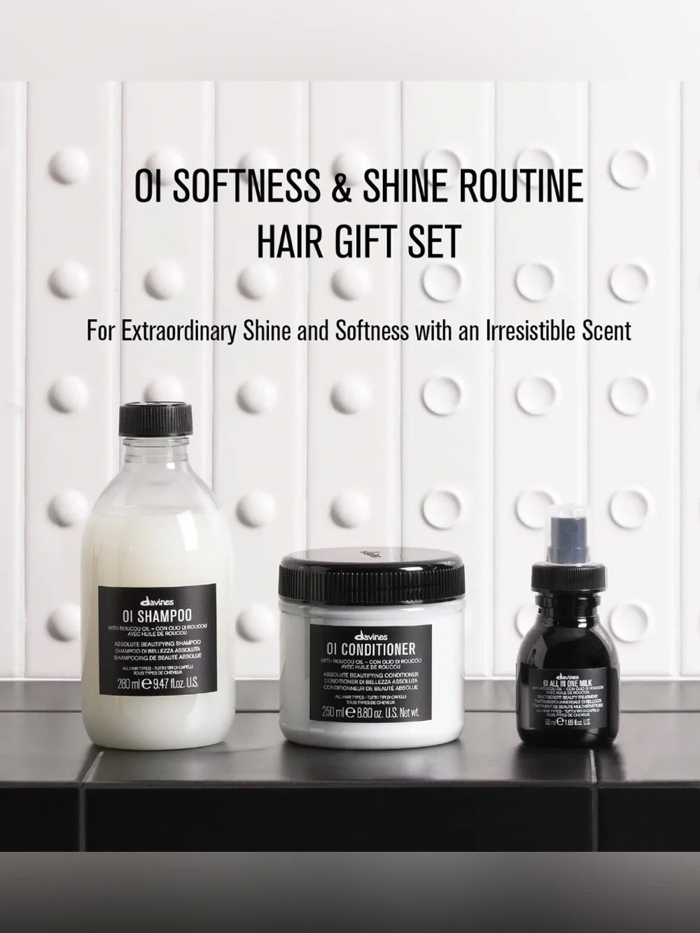 Davines OI Softness & Shine Routine trio Set -